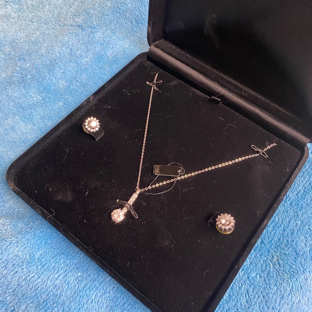 New in box - necklace and earrings set